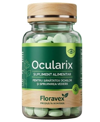 Flacon Ocularix de la Floravex, formulă wellness cu 60 de capsule.